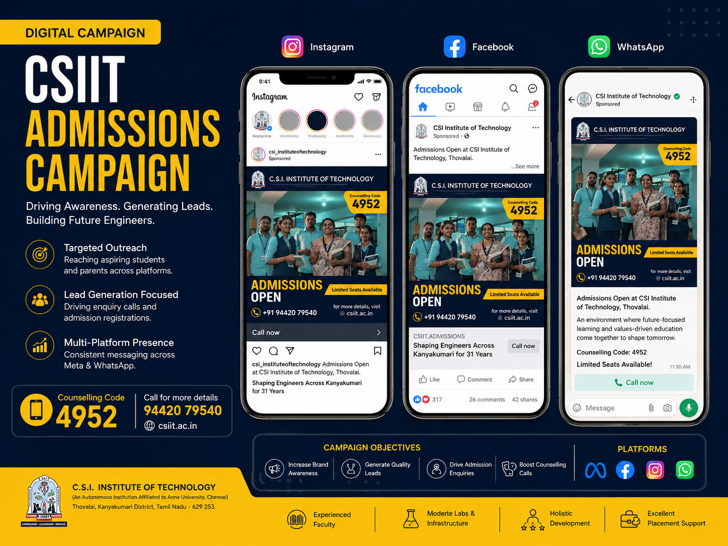CSIIT Admissions Campaign Branding