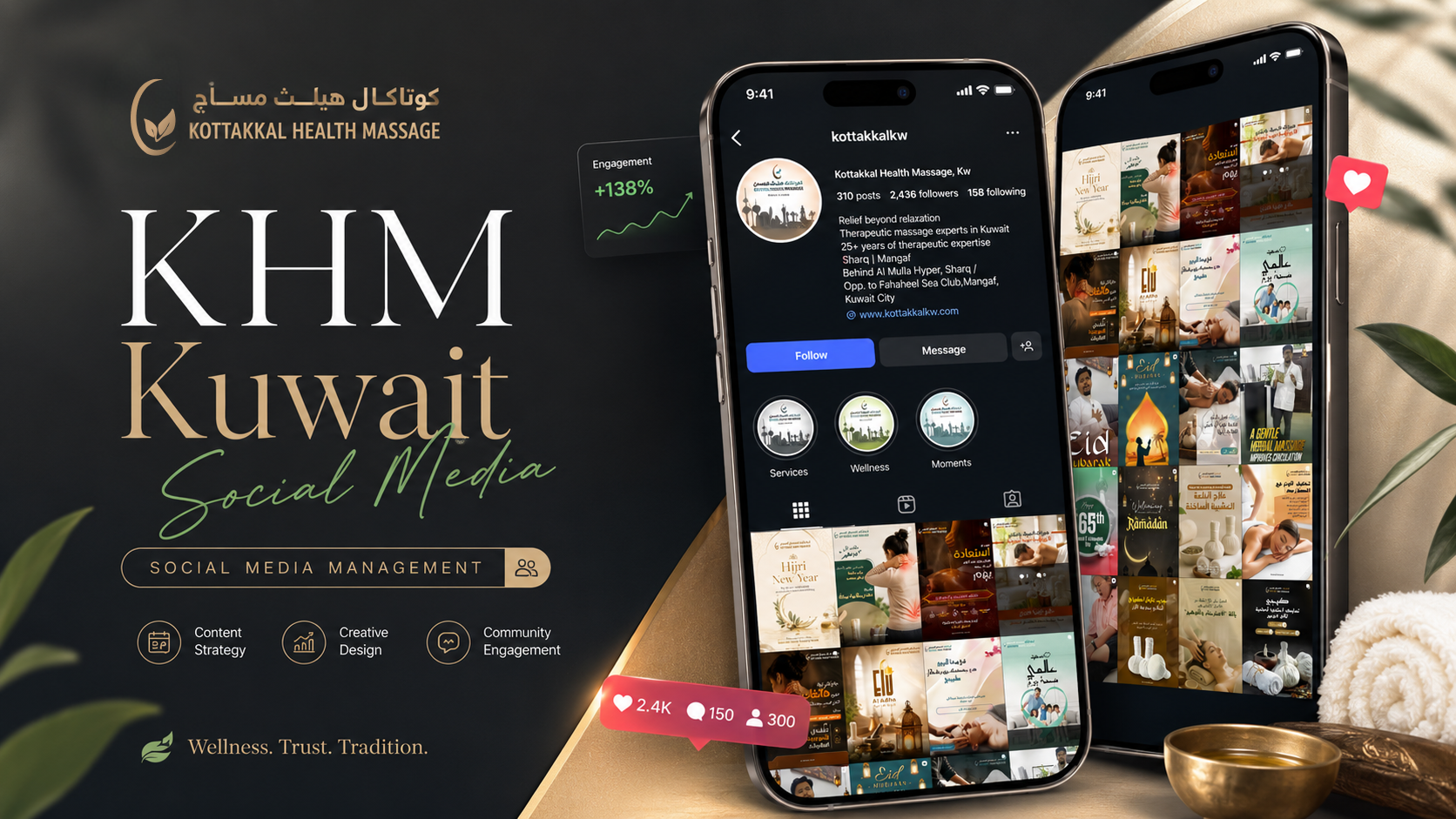 KHM Kuwait Social Media Branding